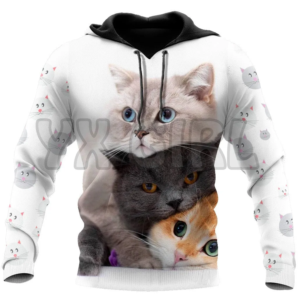 

Cat Gifts British Shorthair Cat 3D Printed Hoodies Unisex Pullovers Funny Dog Hoodie Casual Street Tracksuit