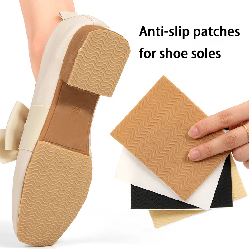 High Heels Flat Shoes Sole Protector Stickers Non-Slip Wear-Resistant Forefoot Pad Sole Repair Products Self-Adhesive