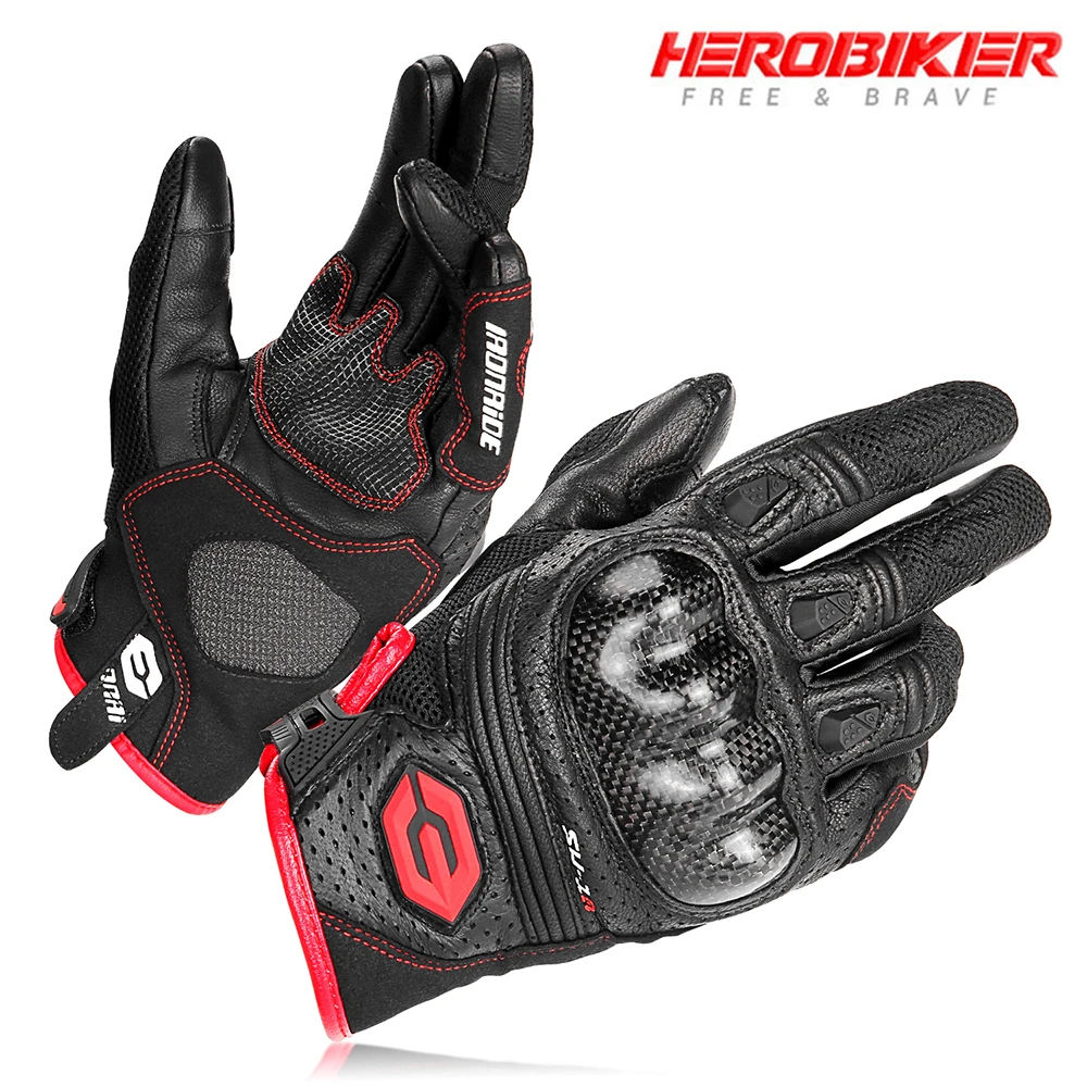 

Motorcycle Riding Gloves Anti Slip And Wear-resistant Outdoor Sports Gloves Touch Screen Breathable Full Finger Riding Gloves