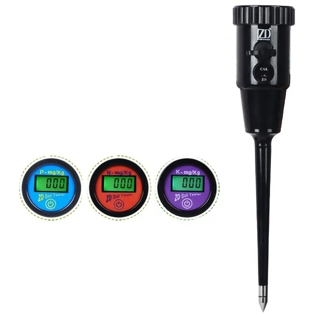 Wholesale Tester Soil NPK Fertility Nutrient Analyzer LCD Display Electronic Fertilizer Testing Equipment Battery Power 1 Year