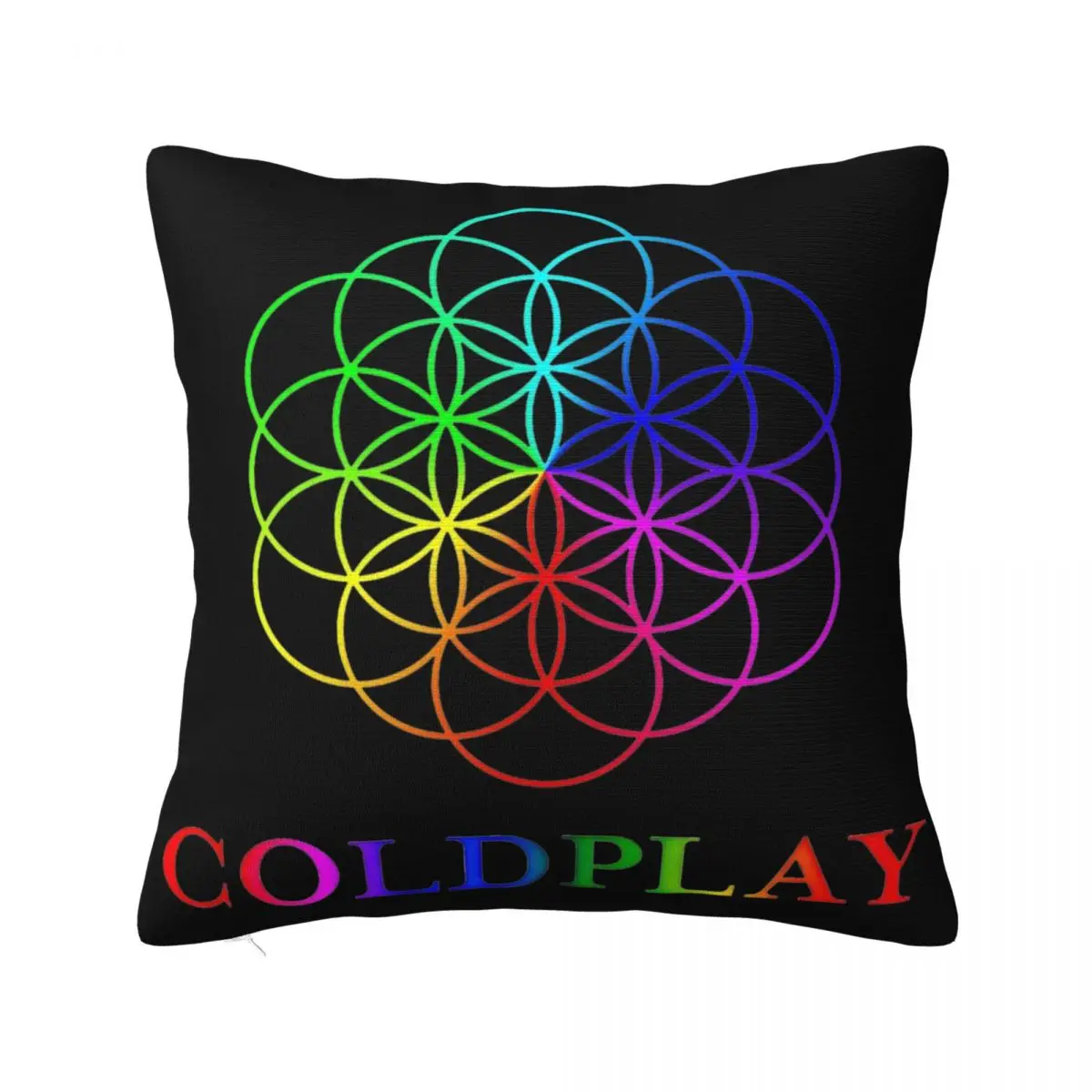 Decorative Pillowcase Cold Play Music Band Stuff Sofa Hip Hop 80s Pillow Case Cover Square Multiple Sizes