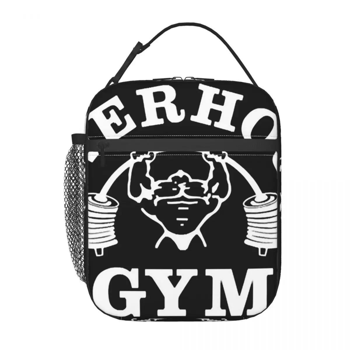 Powerhouse Gym Fitness Building Muscle Insulated Lunch Bag for Women Children Portable Food Boxes Thermal Lunch Box Tote