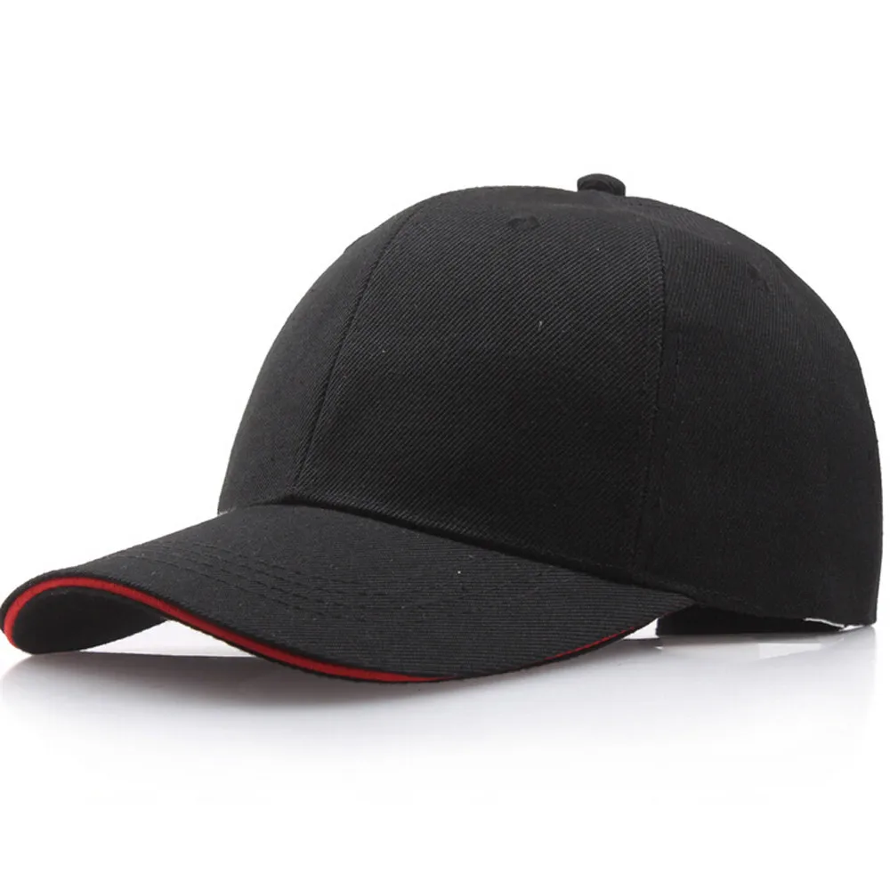 Black Cap Solid Color Baseball Cap Snapback Caps Casquette Hats Fitted Casual Gorras Hip Hop Dad Hats Men Women Unisex