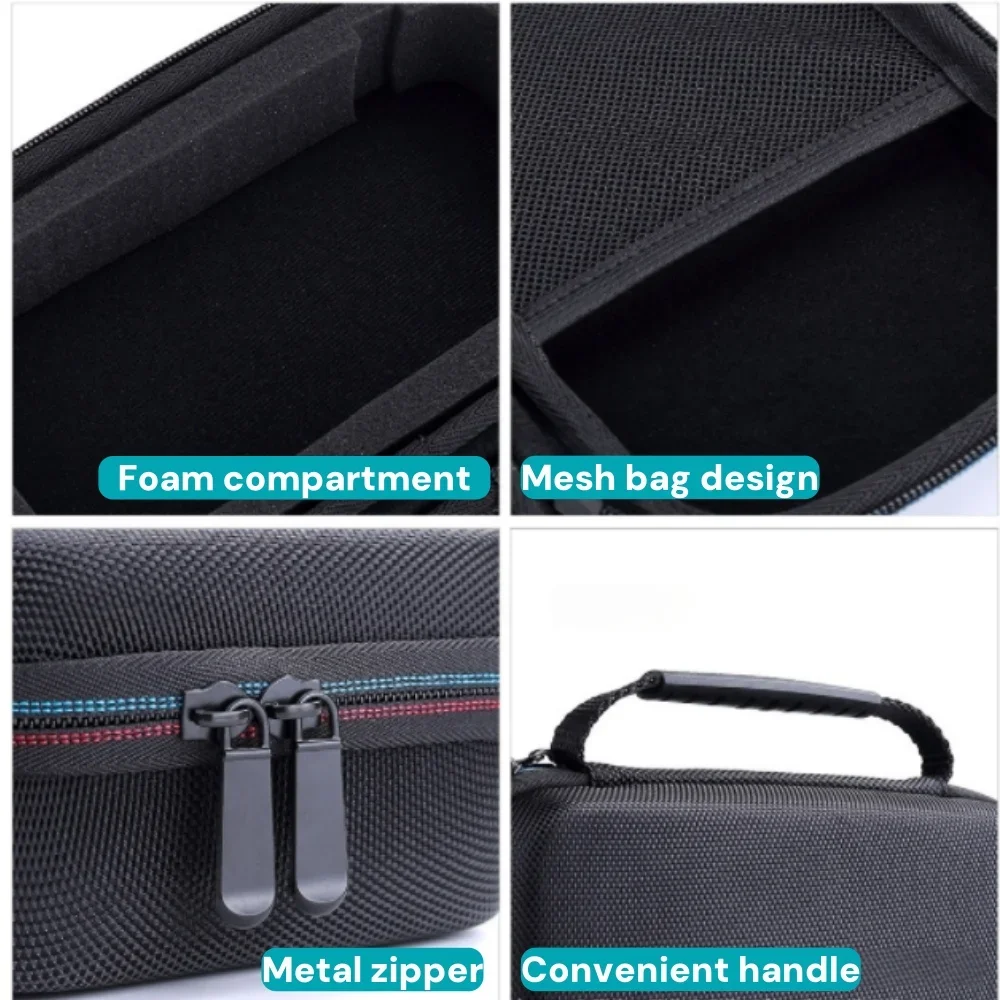 Power Bank Storage Bag EVA Multimeter Storage Case Hard Shell Portable Outdoor Shockproof Protective Case Car Battery Starter