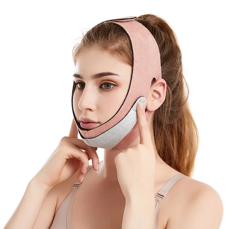 Breathable V Face Band Cheek Lift Up Face Thin Mask Reduce Double Chin V-Line Shaping Bandage Anti Wrinkle Face Bandage