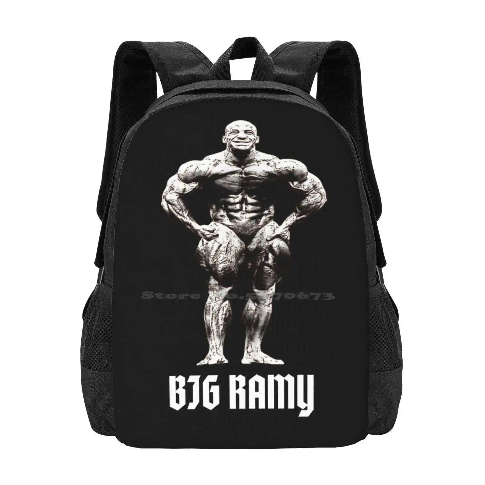 Mr Olympia Big Ramy The Beast Hot Sale Schoolbag Backpack Fashion Bags Big Ramy The Beast Bodybuilding Art Builder Arm Muscles