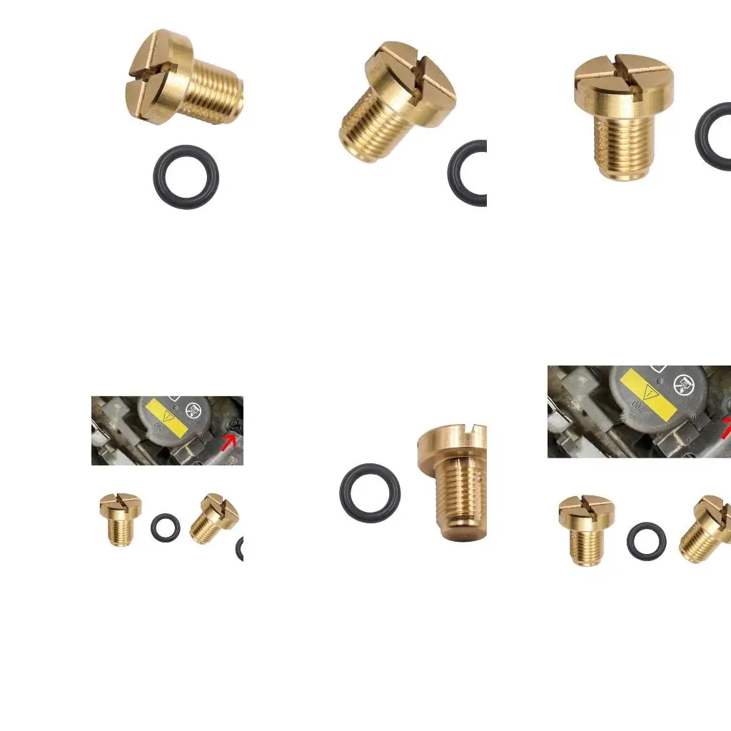  Brass Coolant Expansion Screw Reliable & Efficient Screw Durable for E36 E39 E46