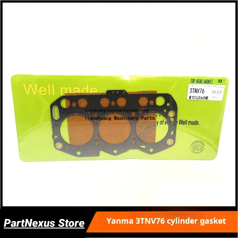 

Прокладка цилиндра для wicknosen18цилиндра gasketyanmar VIO 3TNV76Engine, прокладка цилиндра, аксессуары для цилиндра, матраса, экскаватора