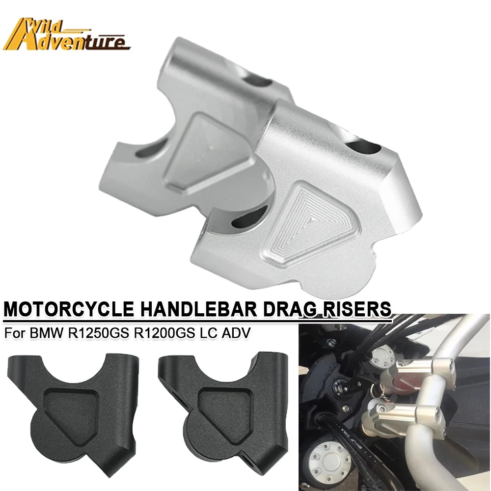 

R1250GS Motorcycle Handlebar Riser For BMW R1250GS R1200GS Adventure LC ADV 2013-2020 Raised Heightening Extend Clamp Mount Kits