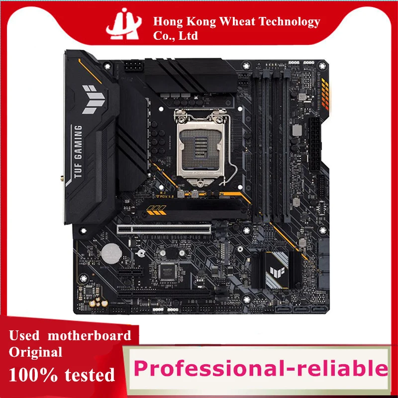 Used For Intel TUF GAMING B560M-PLUS WIFI motherboard original B560 DDR4 128GB LGA 1200 USB3.0 SATA3 PCI-E 3.0 Desktop Mainboard