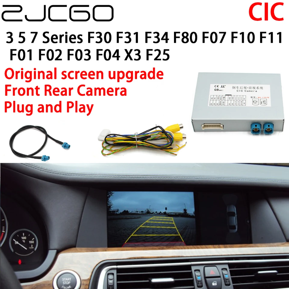Koason Caméra De Recul CCD Vision Nocturne – Compatible BMW Série 3 4 5 X3 X4 F10 F11 F30 F25 F26