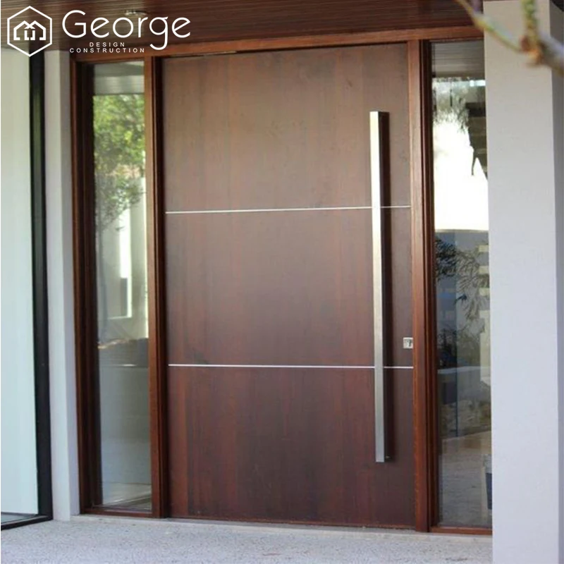 George Best Price Security Entrance Doors External & Internal Waterproof Solid Wood Doors Multiple Styles