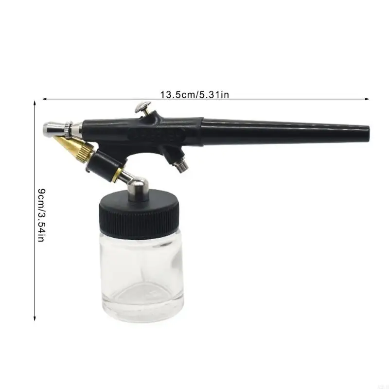 プロフェッショナルスプレーペイントツール 0.8mm ノズル スケールモデルや DIY プロジェクトに使用でき、滑らかな仕上がり A2UB