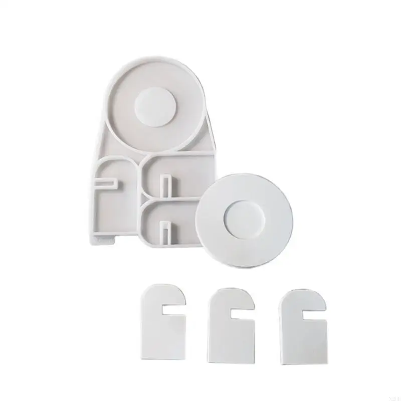 

N2UE Flexible Silicone Holder Mold Easy Demold Silicone Holder Molds Candlestick Mould for Craft Enthusiasts