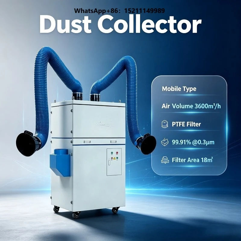 Heavy Duty Dust Collector Air Cleaning Equipment Welding Fumes Extractor in Stock for Welding Grinding Shop