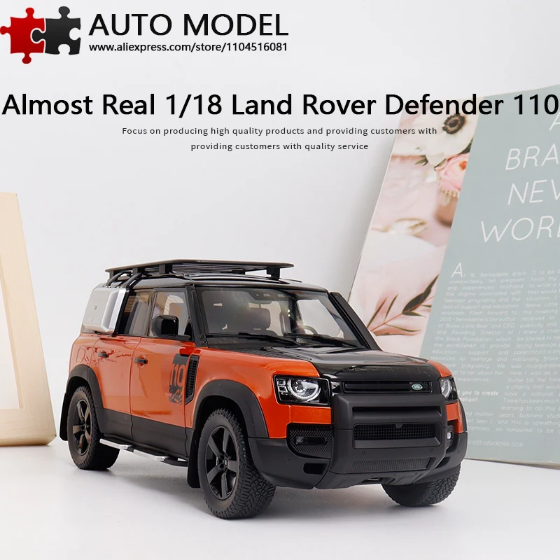

Land Rover Defender 110 90 Trophy Simulation Alloy Car Model Full Scale Limited Edition Collectible Almostreal Realistic Ar 1:18 Die-Cast Metal Scale Static Model Adult Gift Boy Toy Collection Card