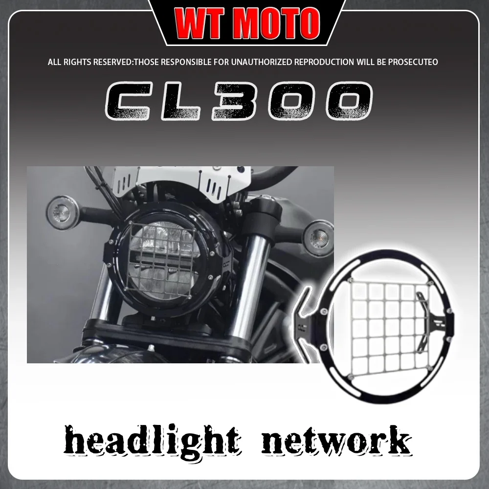 

Для Honda CL300/CM300 оригинальная сетка для фар, защитная крышка, сетка для забора из нержавеющей стали.