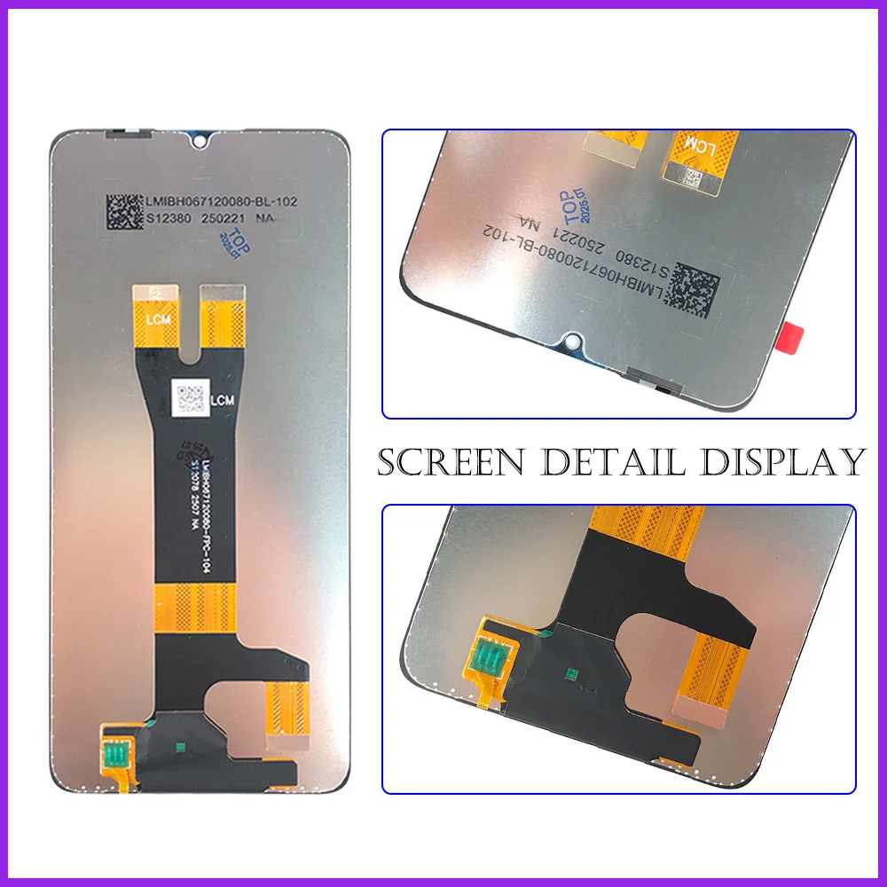 6.75 inch Original For ZTE Blade A36 Z2472 LCD Display Touch