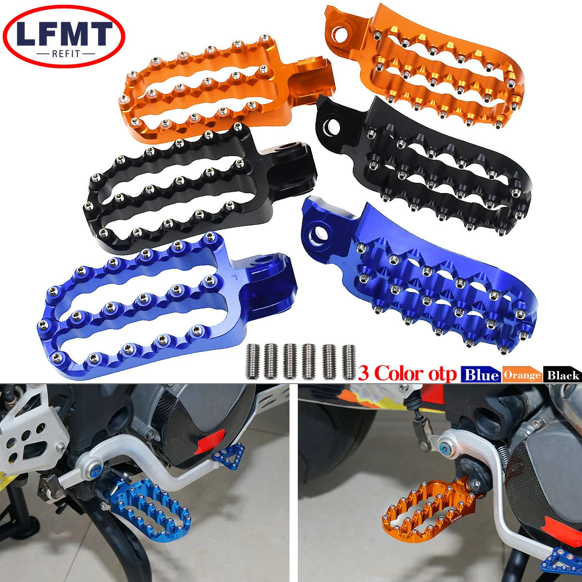 Motorcycle CNC Foot Rest Pegs Footrest Footpeg For KTM 690 790 890 950 990 1050 1090 1190 1290 Adventure Supermoto S T SMC R SMR