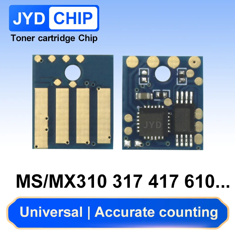 MS610dn Toner Chip 50F0X00 50F0U00  50F0Z00 For Lexmark MS315 MS415 MS317 MS517 MS617 MX617 417 317 MS310 410 610 Cartridge Chip