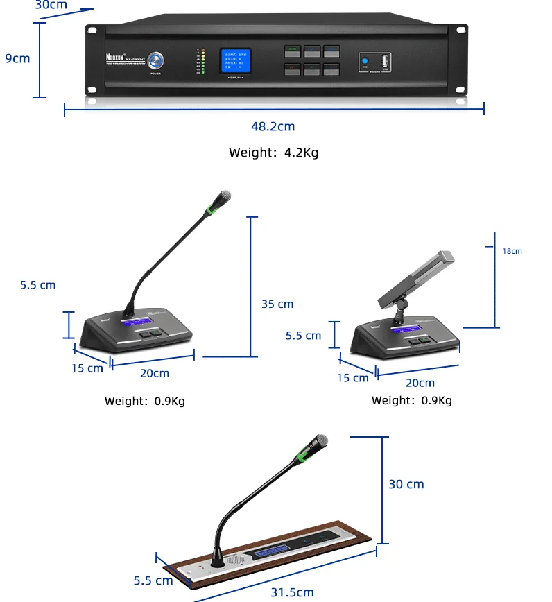 Wired Video Tracking Conference System Webcam Audio Conference Equipment Digital Video Conference Camera Microphone