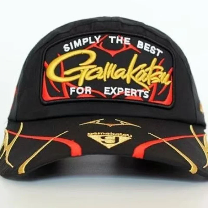 

Классические рыболовные кепки Gamakatsu, бейсбольная кепка для спорта на открытом воздухе, регулируемая рыбацкая шляпа, дышащий солнцезащитный козырек, водонепроницаемая панама