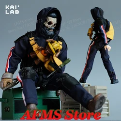 KAI LAB 1/12 Scale Collectible Figure Jumpsuits Chest Bag Backpack Death Stranded Courier Work Clothes Fit 6