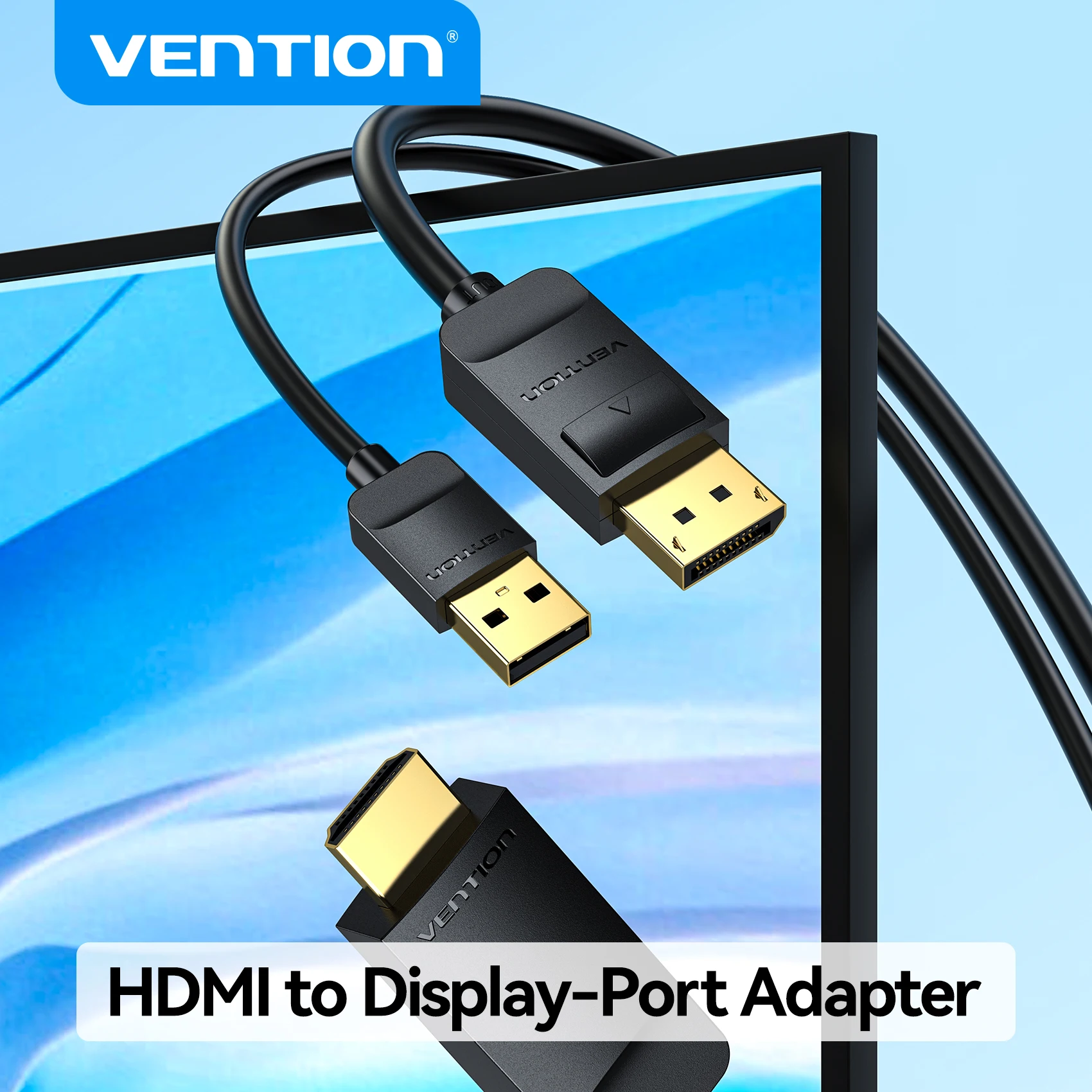 Vention HDMI do Display Port 4K 60Hz Kabel HDMI do DP do PC Laptop HDTV Monitor Projektor Kabel wideo audio HDMI do DisplayPort