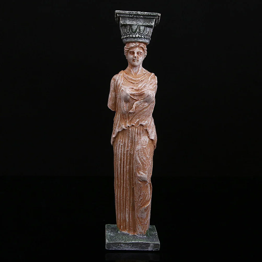 

2Pcs Resin Goddess Statue Fish Tank Ornament Aquarium Decor Unique Design Fresh Salt Water Safe Aquarium Supply