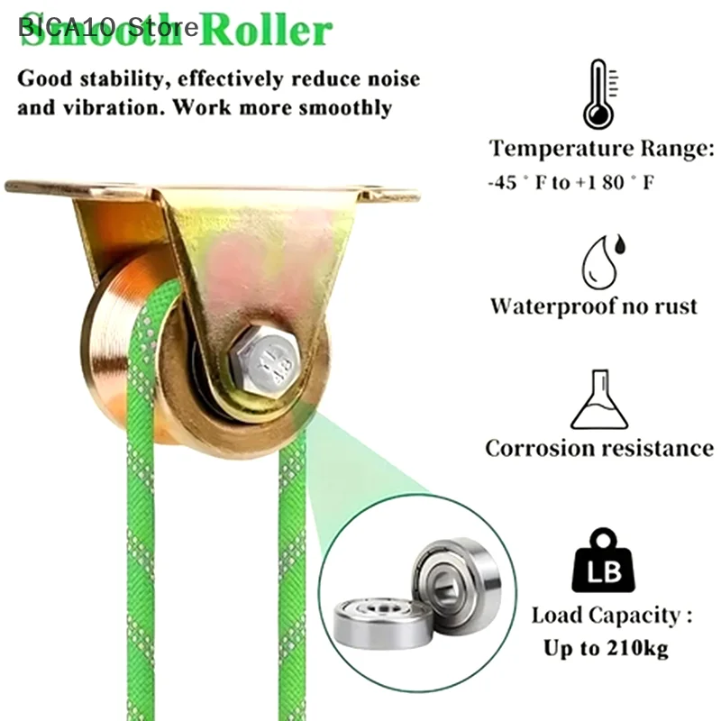 4 個 V 字型メッキカラートラックホイールベアリングホームハードウェアリジッドキャスター V グルーブホイールスライドドアローラー用