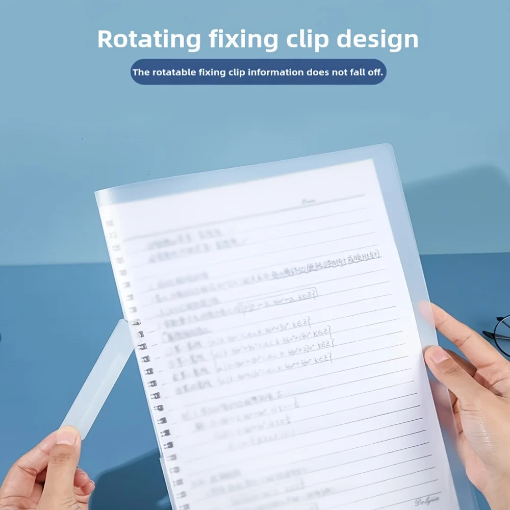 1 Set 4/5Pcs A4 Nimble Rotating File Folder Student Office Special Test Paper Report Storage Supplies