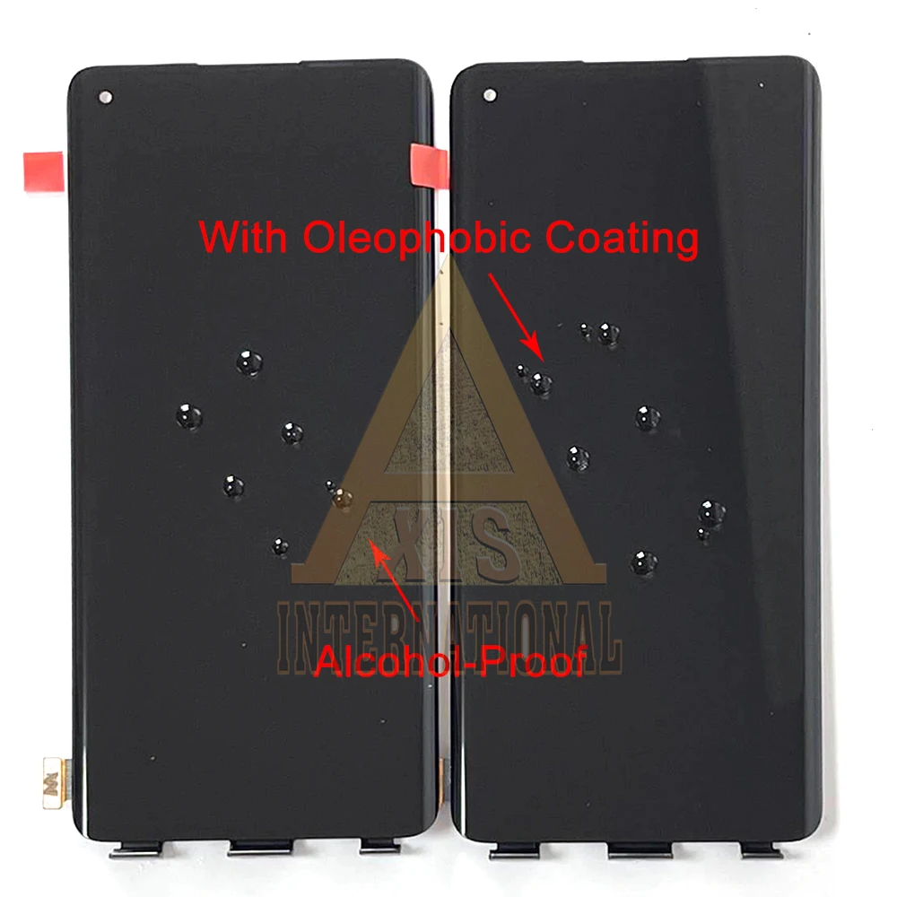 Original Amoled For Oppo Reno 5 Pro /5Pro Plus 5G CPH2201 LCD Display Screen Touch For Reno 6 Pro/ Plus (Snapdragon) CPH2247/49