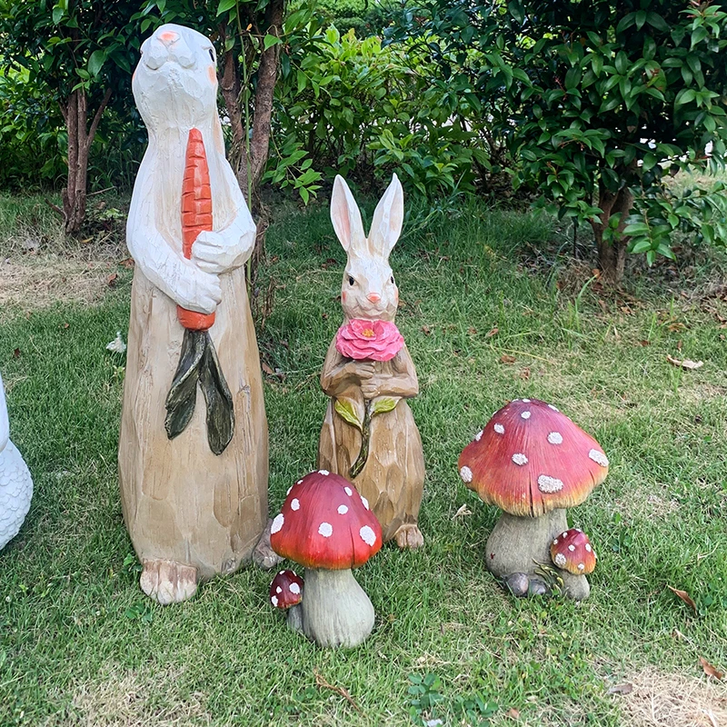 Creative Mushrooms Outdoor Garden Decoration for Lawn and Kindergarten Landscaping