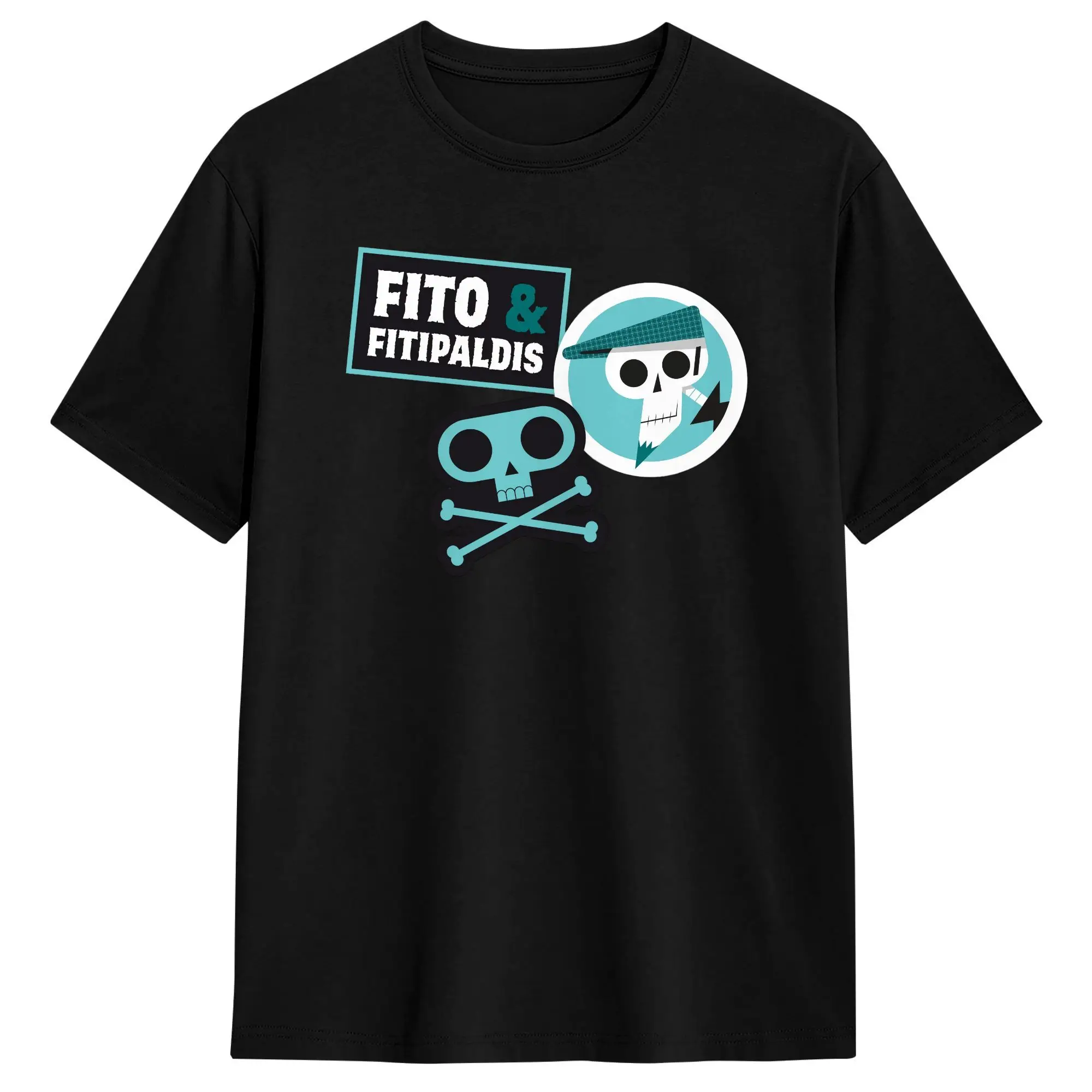 Мужские футболки Fitos Fitipaldis Band, 100% хлопковые футболки, пляжные винтажные футболки с короткими рукавами, модная дизайнерская футболка с круглым вырезом