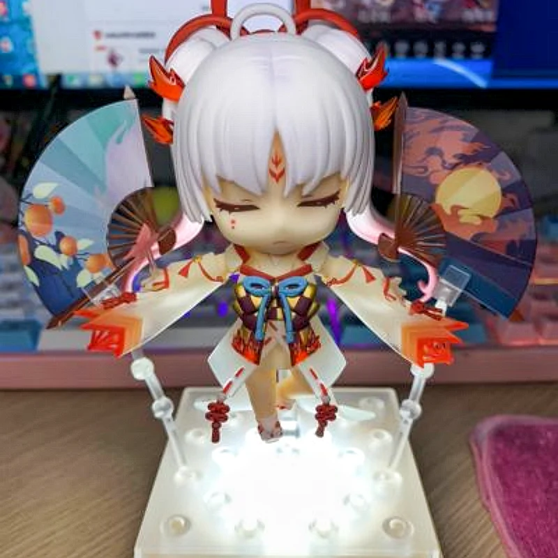 

Gsc Gsas 1608 Onmyoji Shiranui Q Version Pvc Action Anime Figure Model Toys Doll Gifts Figure Ornaments Collection Gift