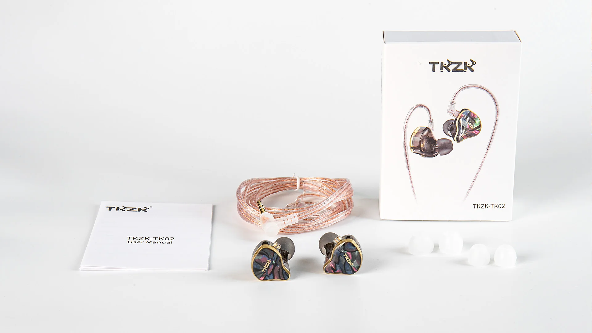 TKZK TK02 테슬라 듀얼 자기 회로 DD 유선 헤드폰 HiFi 인이어 모니터 이어폰(금도금 2핀 IEMS 케이블 헤드셋 포함) 썸네일 6