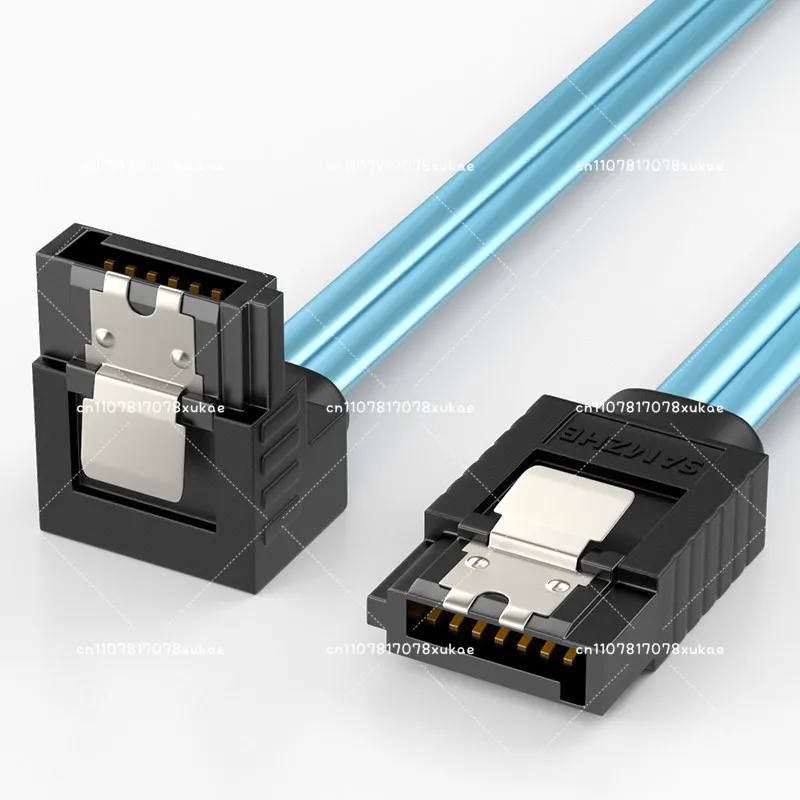 Ultra-short SATA3.0 Computer Hard Disk Forward and Reverse Bending Left and Right Bending Silver-plated Aluminum Foil Dual 10cm