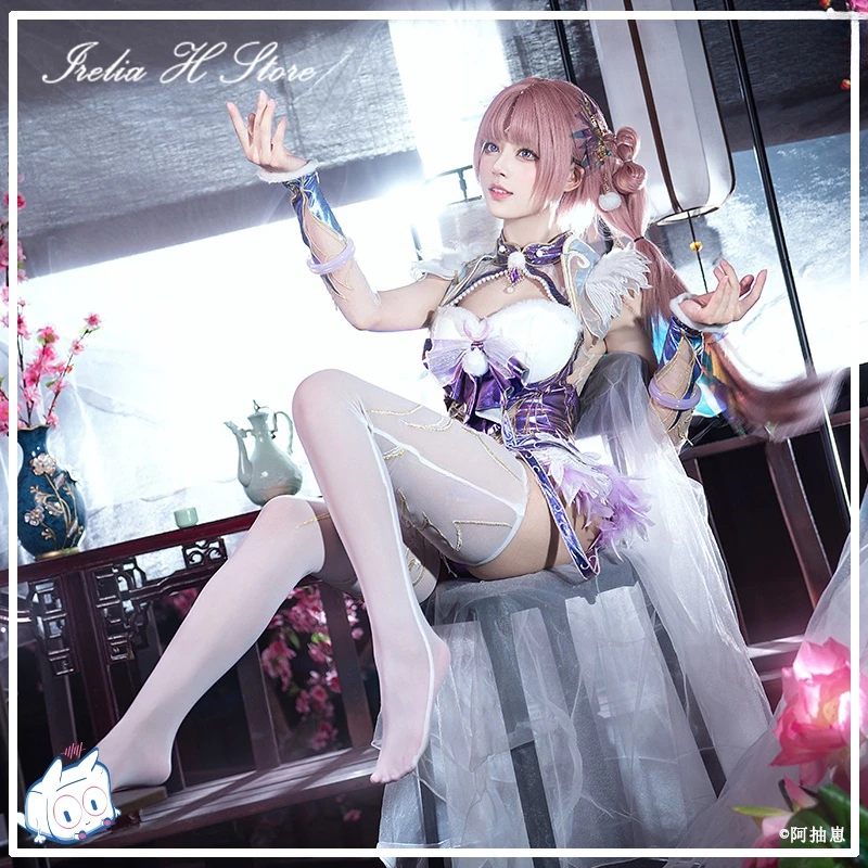 Irelia H Naraka 블레이드 포인트 지핑 코스프레 코스튬, 애니메이션 게임, 지핑 섹시 점프수트, 여성 할로윈 의상