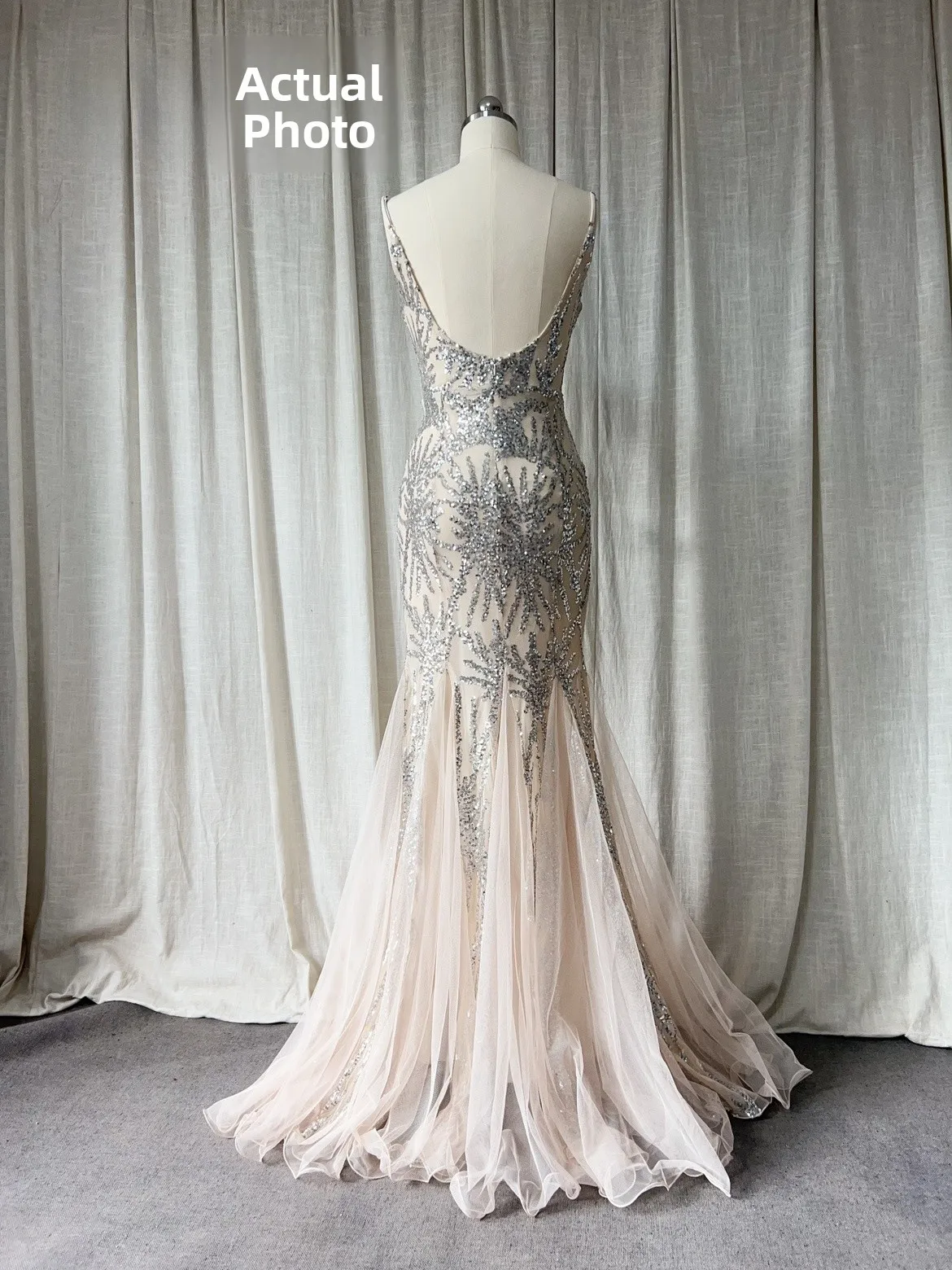 Vestido Longo Sexy com Lantejoulas e Rede para Eventos de Estrelas, Vestidos de Gala para Mulheres no Tapete Vermelho Verão 2020