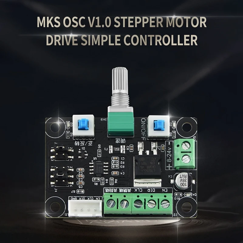 MKS OSC V1.0 Motor paso a paso, controlador Simple, módulo generador de señal PWM de pulso, Control de velocidad, 8-24V