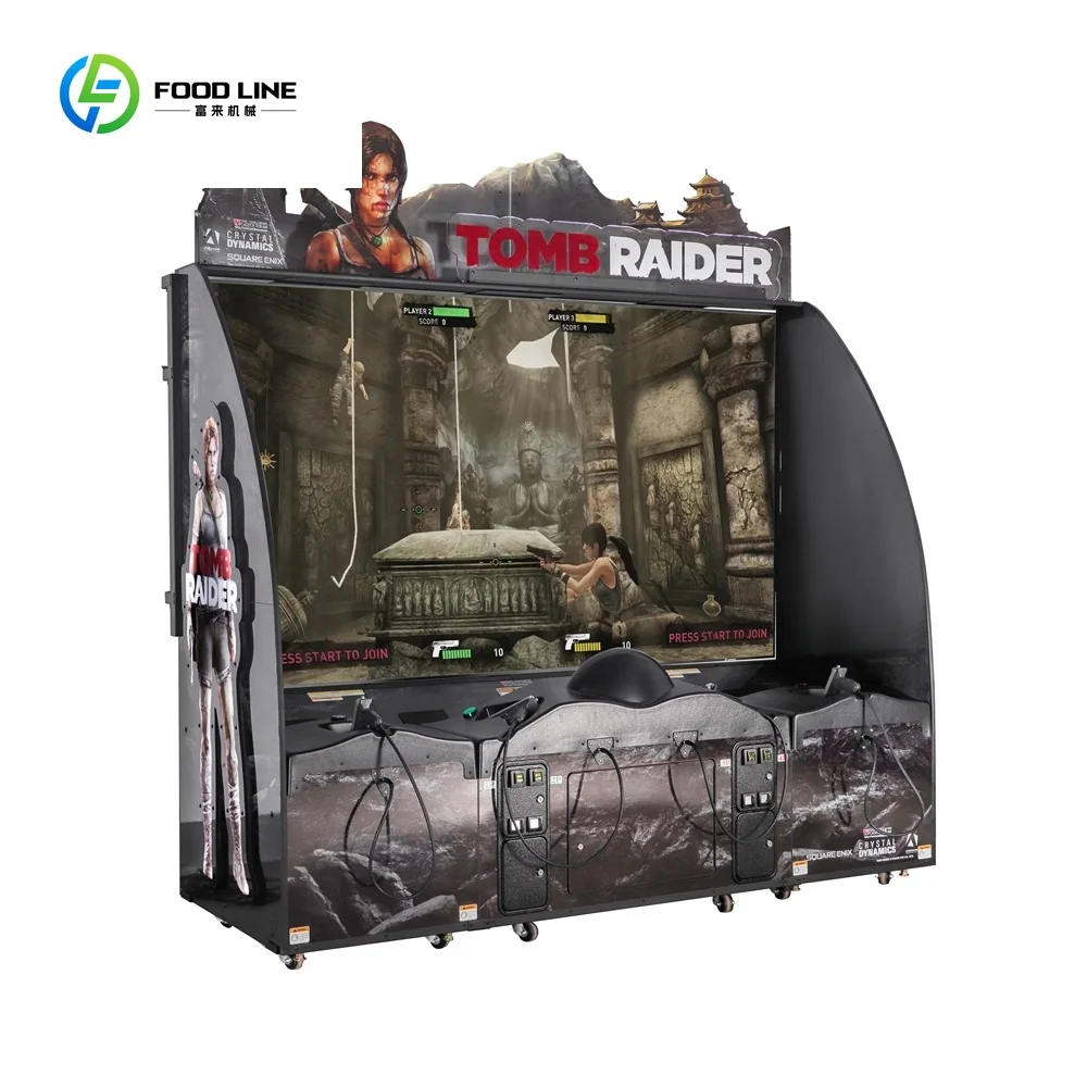 

3 Players Interactive Coin Machine Large Arcade Machine Gun Shooting Game Machine