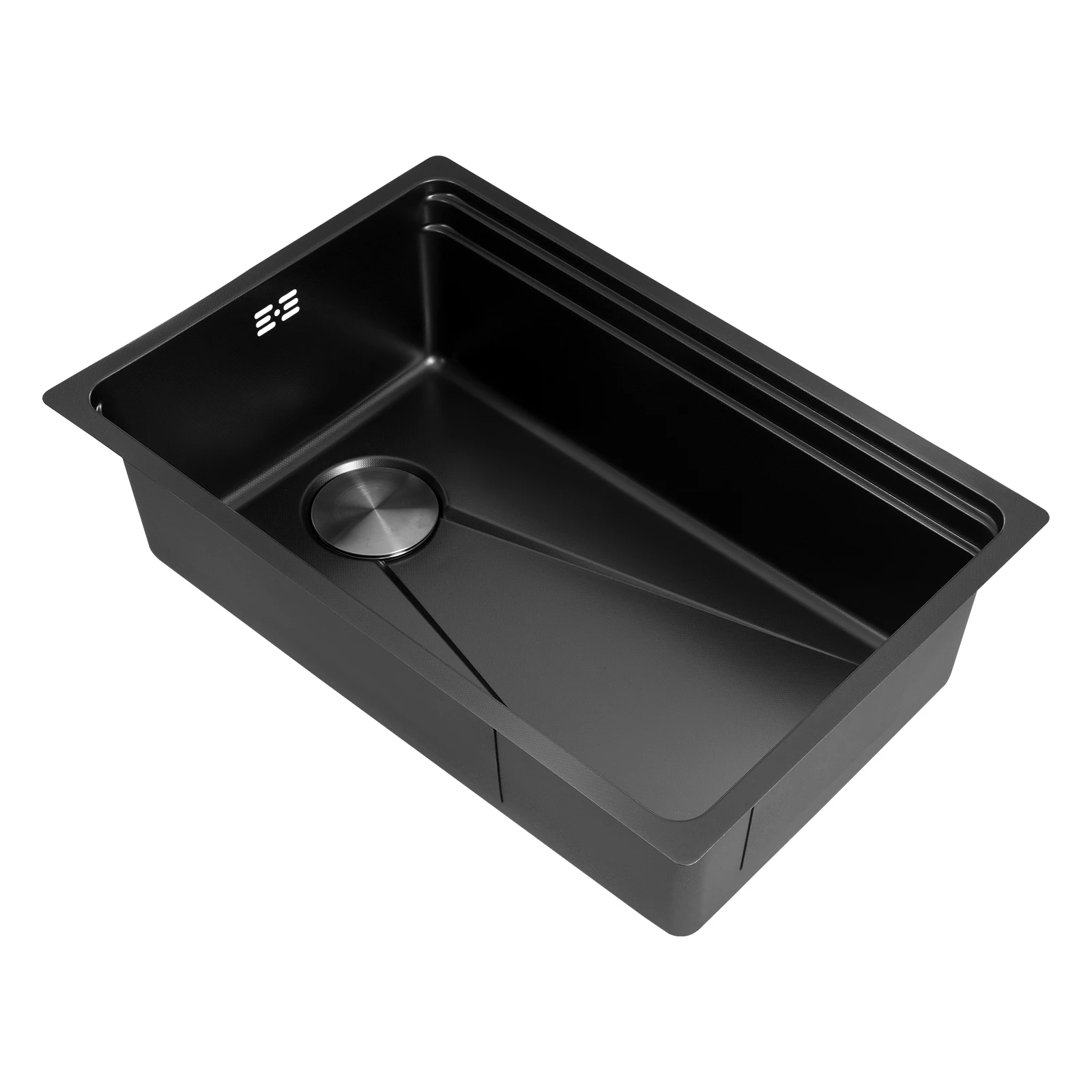 Kitchen sinks-Compact & Efficient Kitchen Sink: Easy-Clean Design to Prevent Clogs and Maximize Space for a Tidy Kitchen