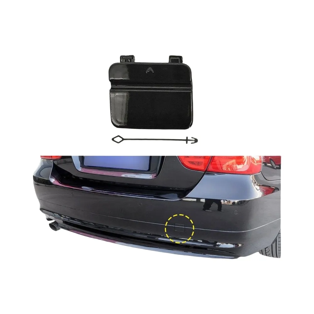 For Daily Driving Protection As Shown Rear Bumper Tow Hook Cover Direct Replacement Fitment No Programming Required