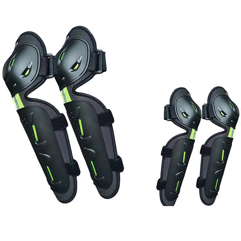 Motorcycle Knee Pads 4-Piece Set Nylon Cloth Elbow Pads Knee Pads Cross Bicycle Racing Anti-Fall Sports Knee Pads image 5