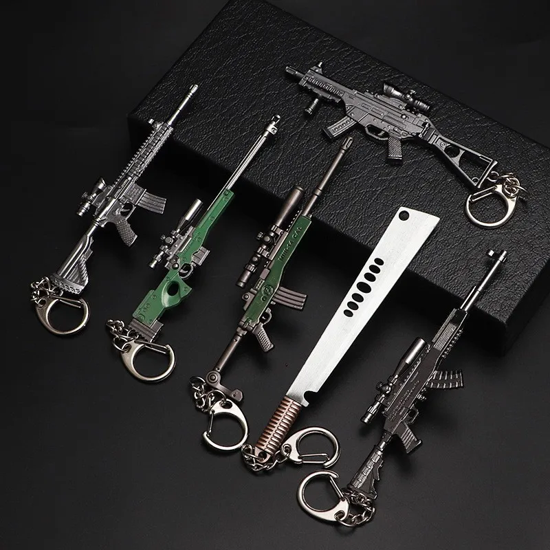 New Fashionable And Exquisite Simulation Mini Model Gun Keychain Pendant For Men And Women Interesting Jewelry Accessories Gifts