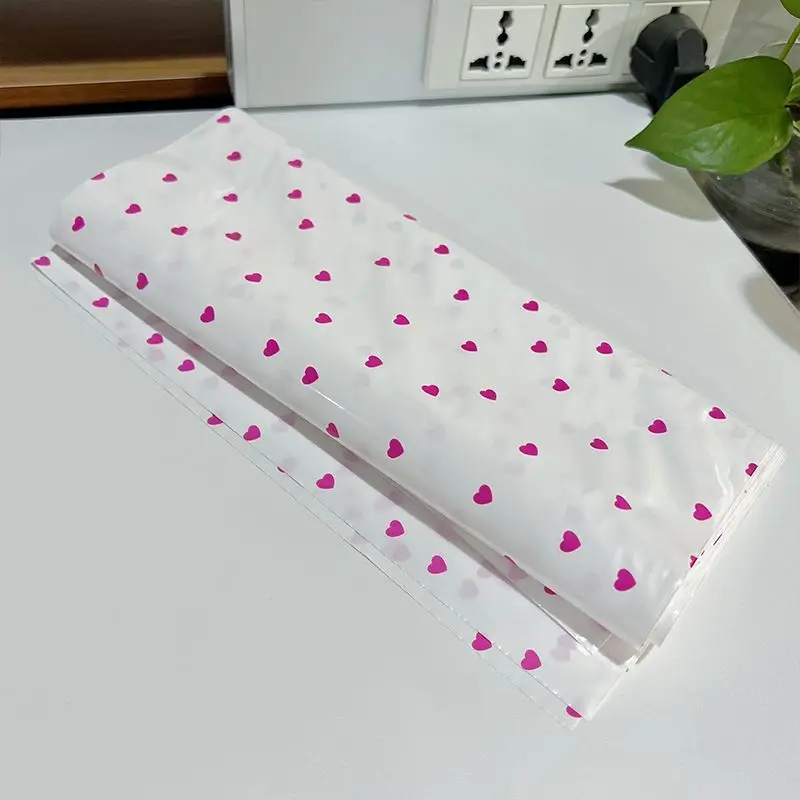 10Pcs 12 Silk Thickened Pink Poly Mailers 11.02*16.54in Self Adhesive Waterproof Shipping Bags Clothing Gift Packaging Mailing E