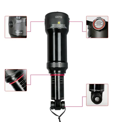 ROCKSHOX Deluxe 185x52.5mm Trunnion Air-dämpare - OEM Overstock-utförsäljning! Turtle/Rabbit-justering, Debon Air, Enduro/DH-förberedd 8 best sales stötdämpare Rockshox - №1