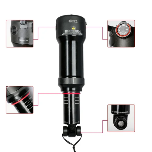 Imagen 2 del producto ROCKSHOX Deluxe Amortiguador Trasero MTB Trail Bike Debon Air 185/205/225 Trunnion Neumático Softtail MTB Guts Traseros