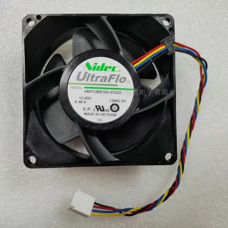 for Nidec UltraFlo Cooling Fan Model V80T New High Performance Quiet Airflow Computer Case CPU Cooler Replacement Part