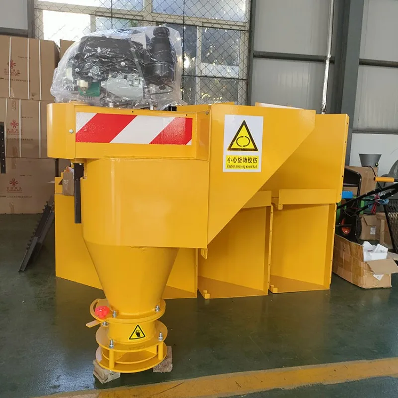

Snow melting agent salt spreader, spreading adjustment snow melting agent spreader, four-stroke